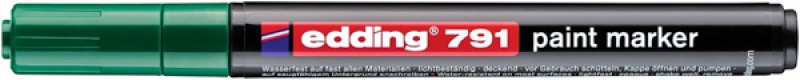 Marker olejowy e-791 EDDING, 1-2mm, zielony