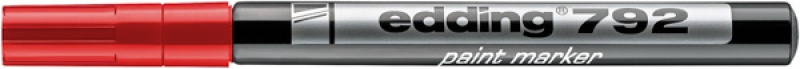 Marker olejowy e-792 EDDING, 0,8mm, czerwony