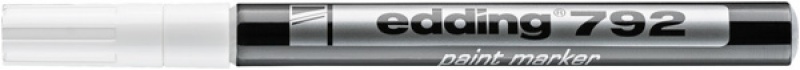 Marker olejowy e-792 EDDING, 0,8 mm, biały