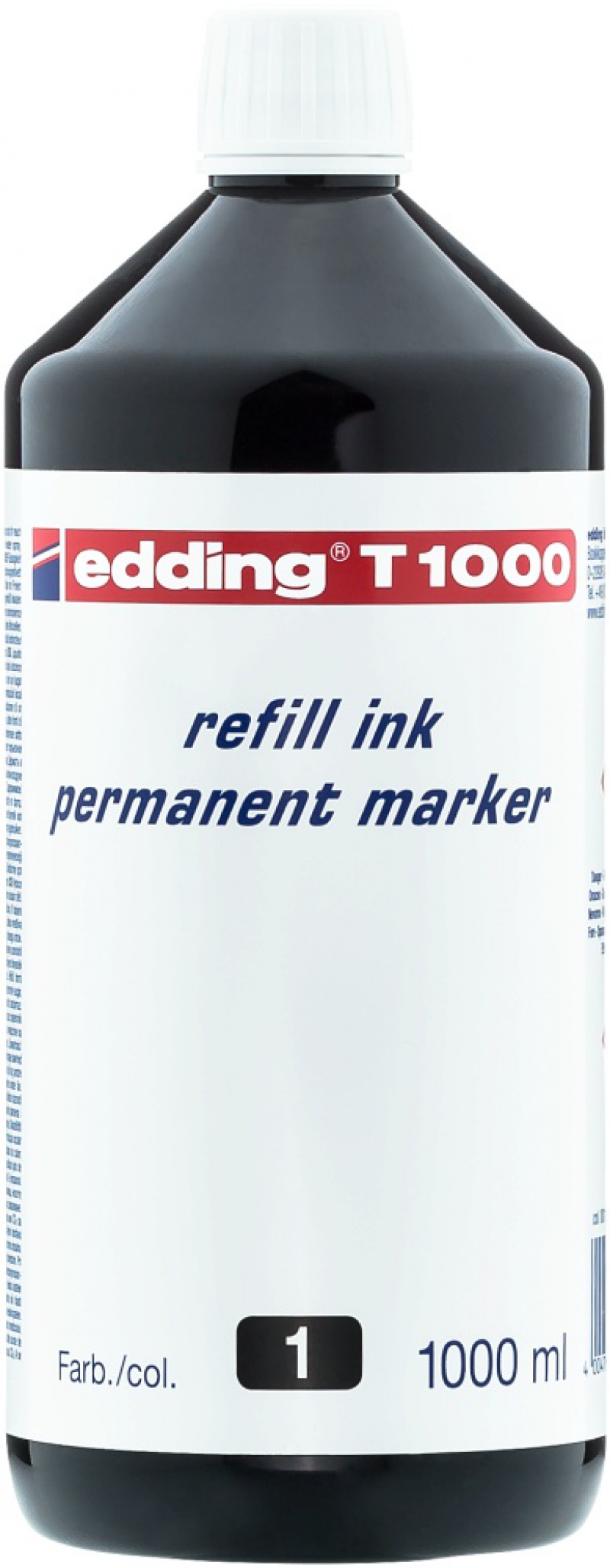 Tusz do uzupełniania markerów permanentnych e-t1000 EDDING, czarny