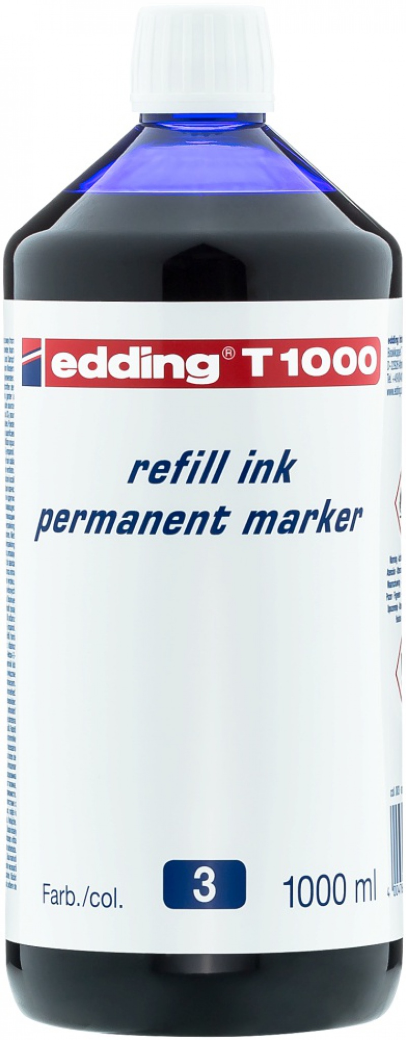 Tusz do uzupełniania markerów permanentnych e-t1000 EDDING, niebieski