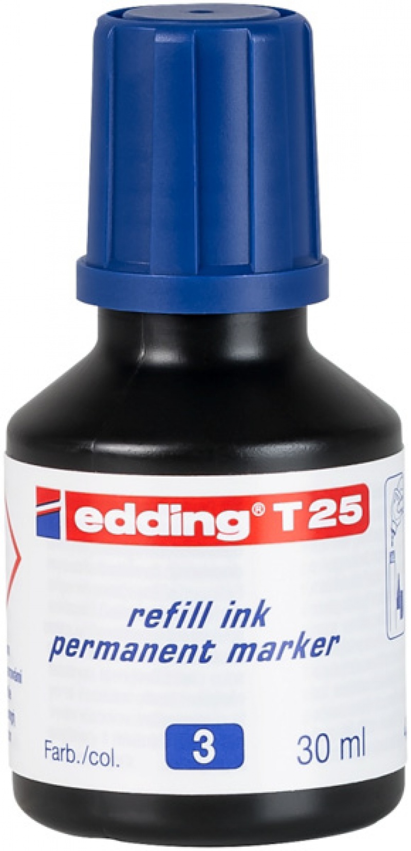 Tusz do uzupełniania markerów permanentnych e-T 25 EDDING, niebieski