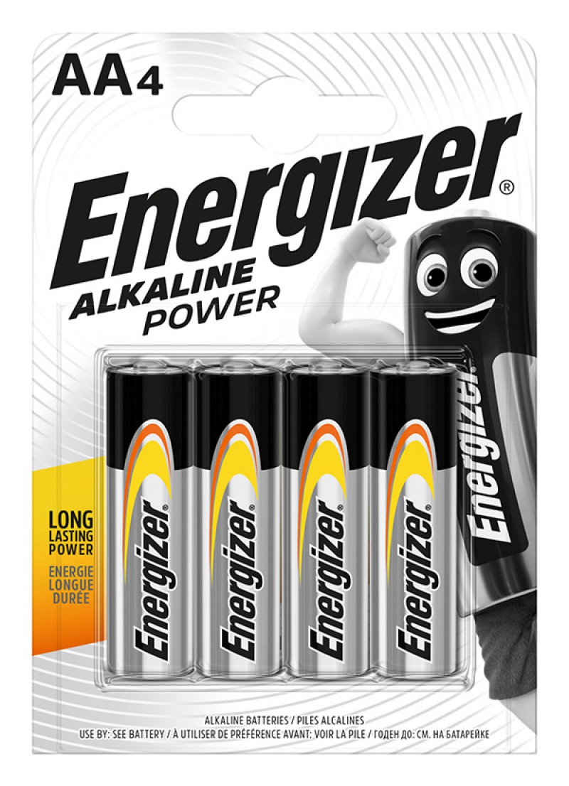 Bateria ENERGIZER Alkaline Power, AA, LR6, 1,5V, 4szt.