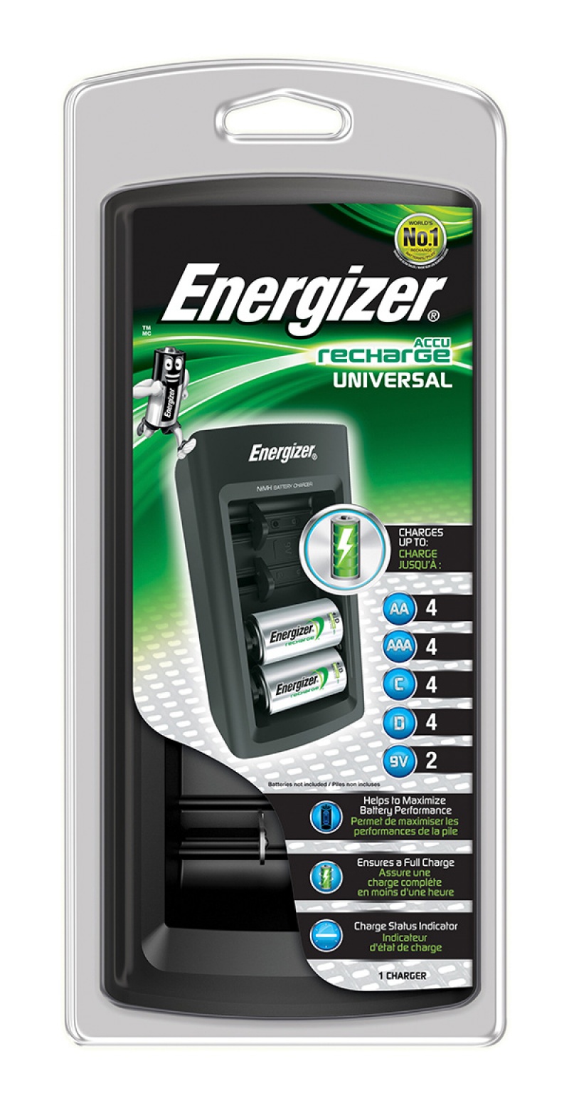 Ładowarka ENERGIZER Universal, czarna - zdjęcie (2