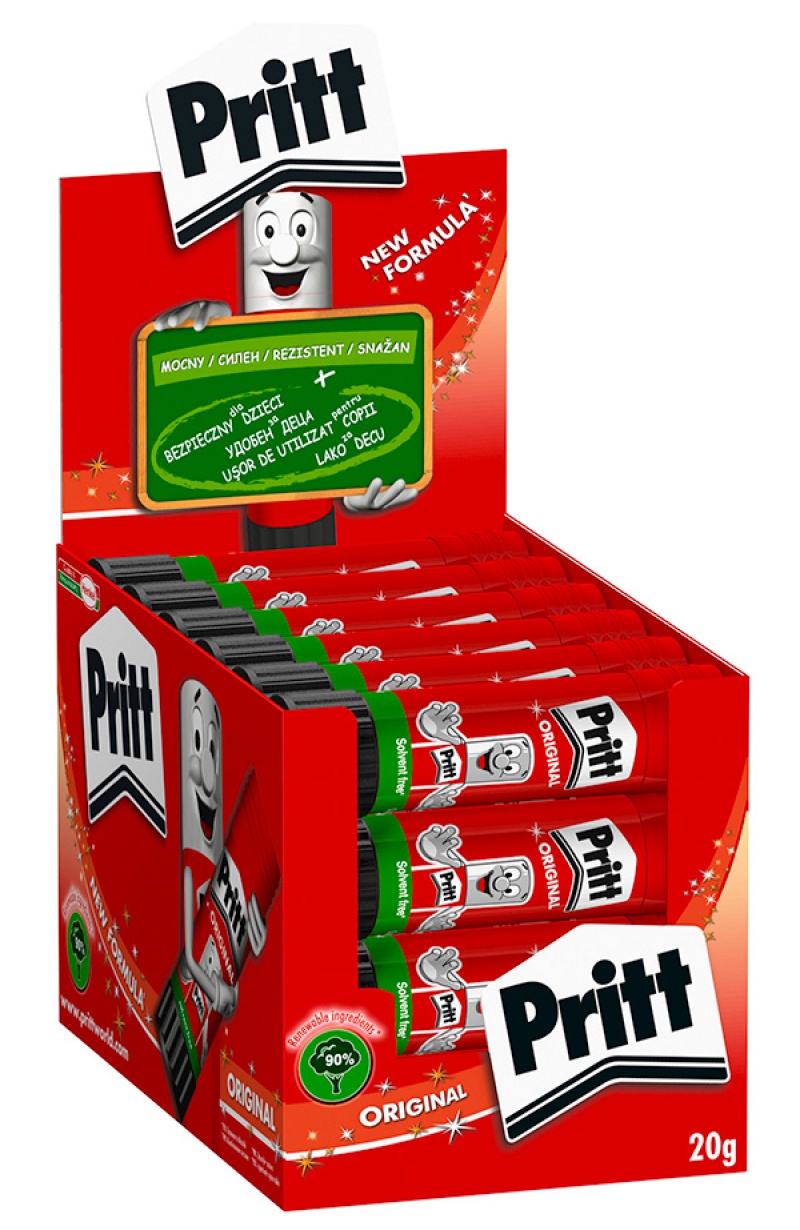 Klej w sztyfcie PRITT ORIGINAL, 20g, biały