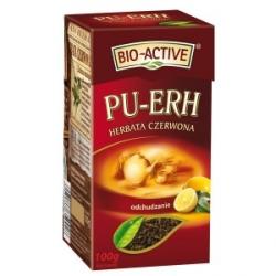 HERBATA BIG-ACTIVE PU-ERH CYTRYNA LIŚCIASTA 100G