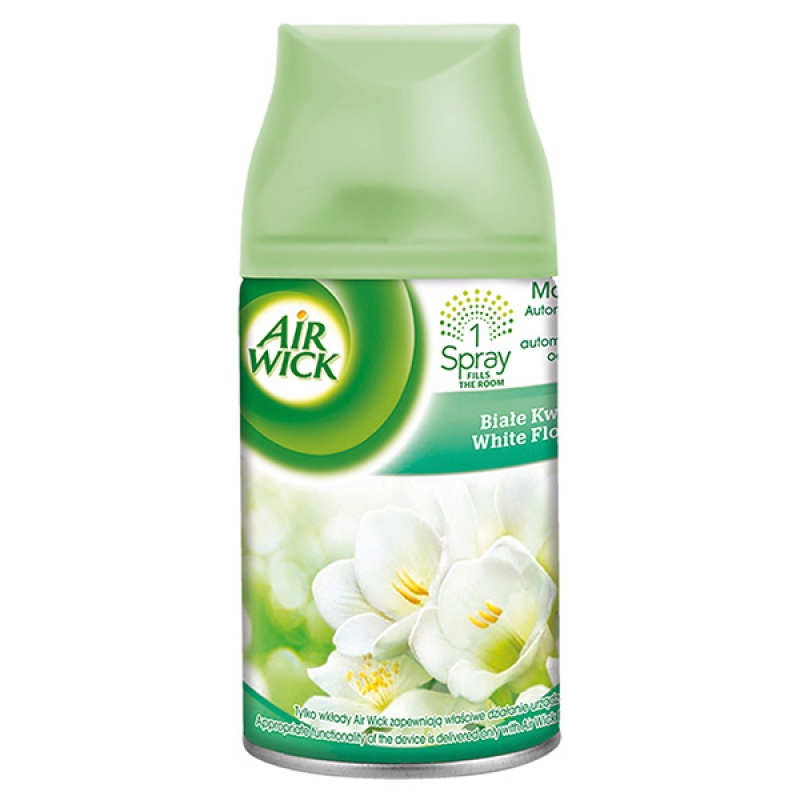 Wkład do automatycznego odświeżacza powietrza AIR WICK FRESHMATIC Białe Kwiaty, wkład, 250ml