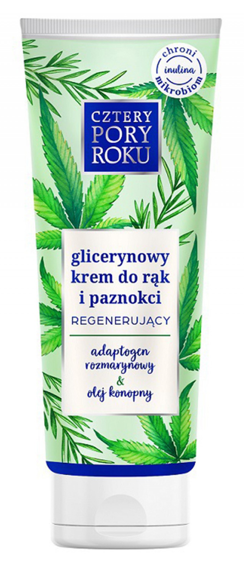 Krem do rąk CZTERY PORY ROKU z olejem konopnym, glicerynowy, 100ml