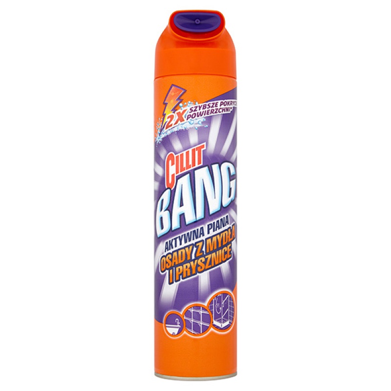 Aktywna piana CILLIT BANG, osady z mydła, 600 ml