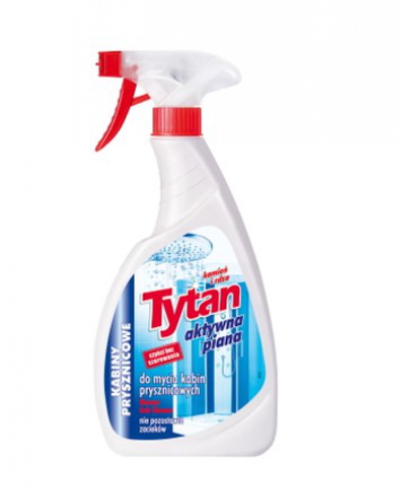 Płyn do mycia kabin prysznicowych TYTAN, spray, 500 ml