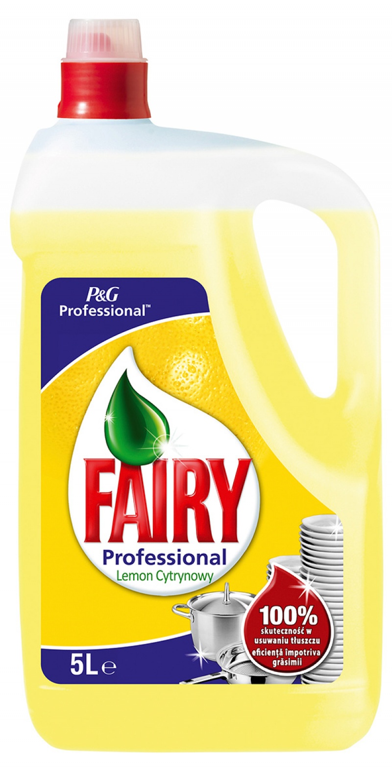 Płyn do mycia naczyń FAIRY Lemon, profesjonalny, 5l