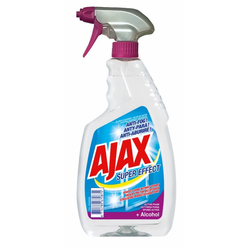 Płyn do mycia szyb AJAX Super Efekt, pompka, 500ml