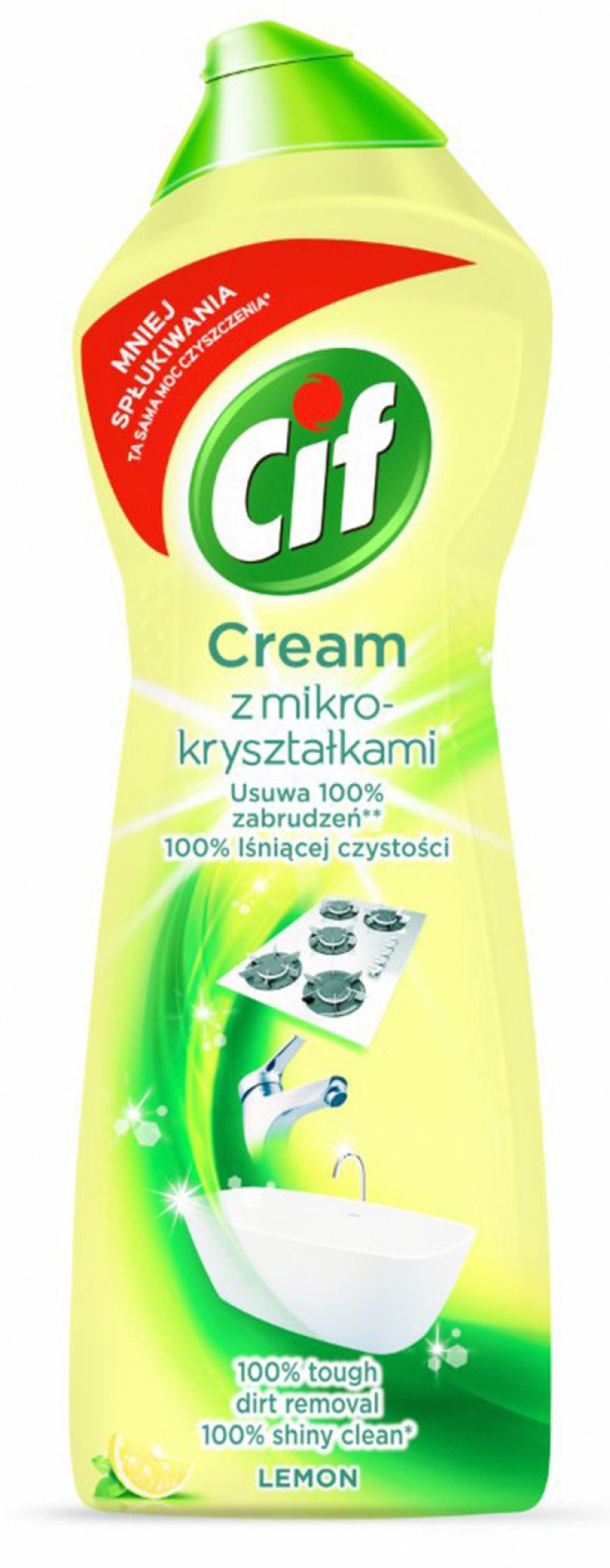 Mleczko do czyszczenia CIF Lemon, 780g