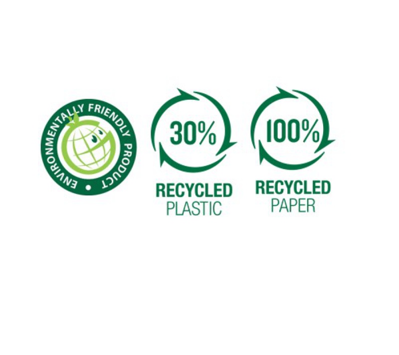 Długopis ICO Green, brązowy - zdjęcie (2