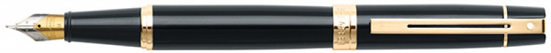 Pióro wieczne SHEAFFER 300 (9325), czarne/złote - zdjęcie (4
