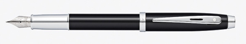 Pióro wieczne SHEAFFER 100 (9338), czarne/chromowane - zdjęcie (4