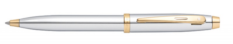 Długopis automatyczny SHEAFFER 100 (9340), chromowany/złoty - zdjęcie (4