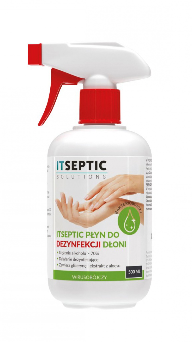 Płyn do dezynfekcji dłoni ITSEPTIC, 500ml