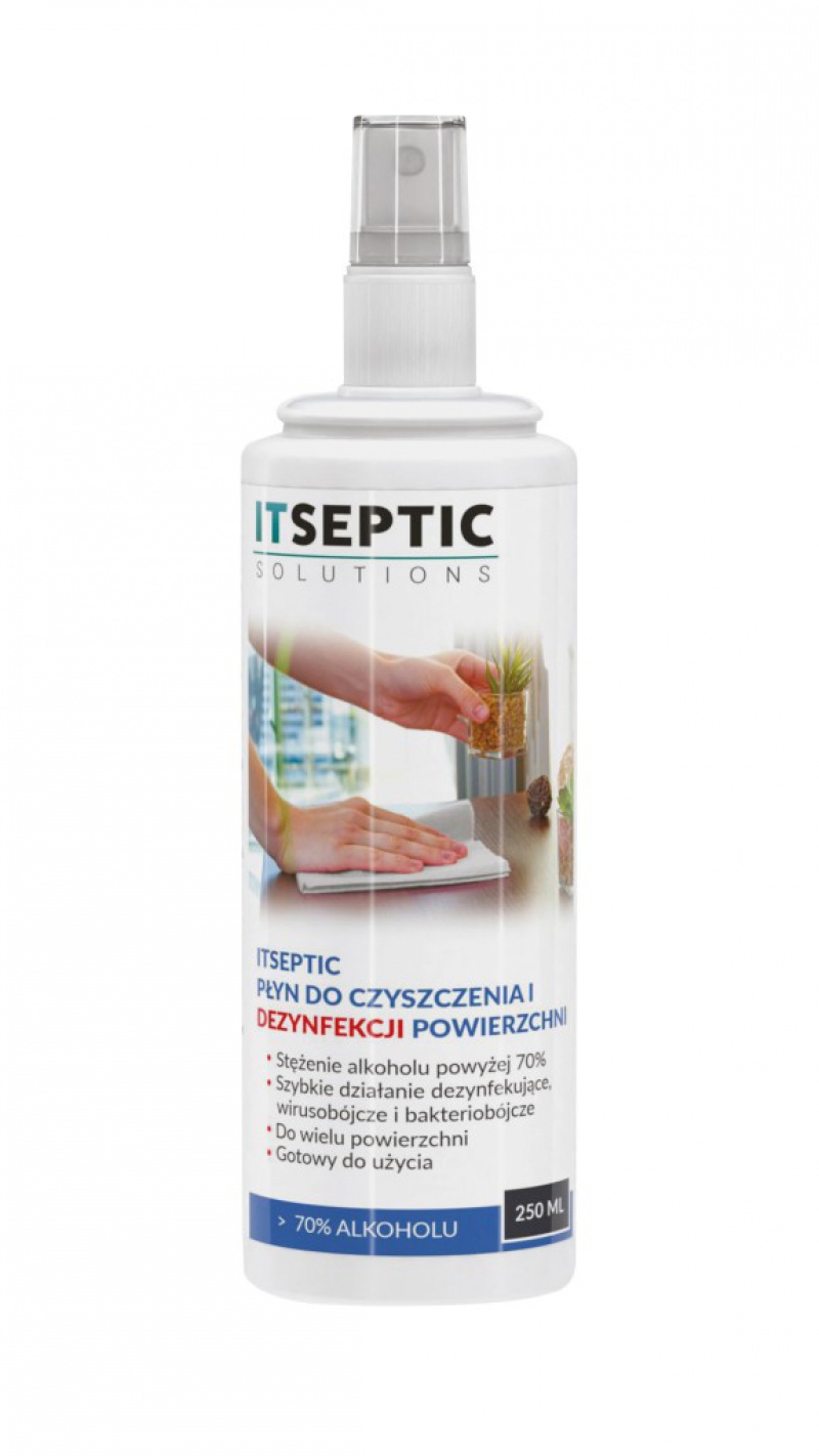 Płyn do czyszczenia i dezynfekcji powierzchni ITSEPTIC, 250ml