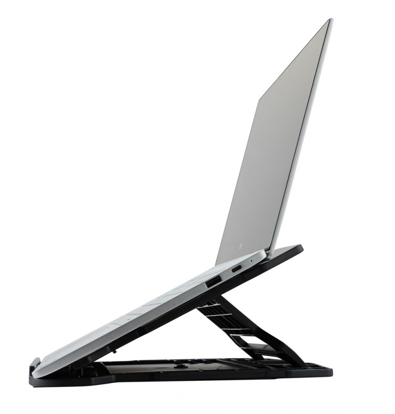 Podstawa pod laptopa Q-CONNECT, 25,5 x 1,8 x 28 cm, czarna - zdjęcie (4
