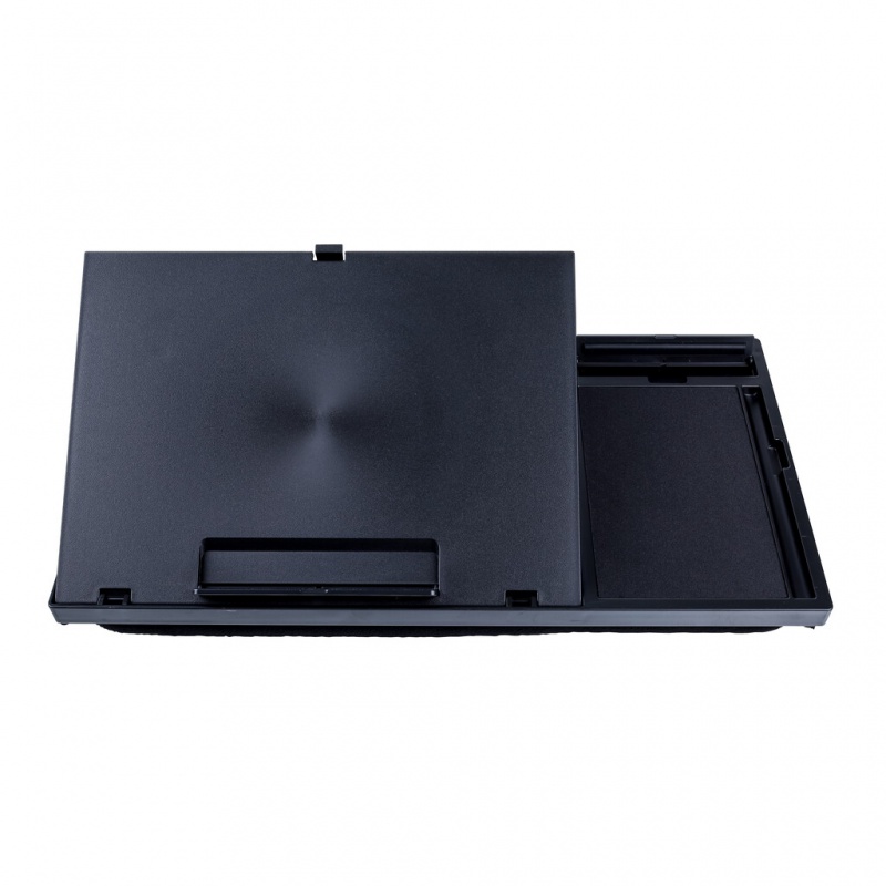 Podstawa pod laptopa z podkładką pod mysz Q-CONNECT, 51,8 x 28,1 x 5,9 cm, czarna - zdjęcie (3