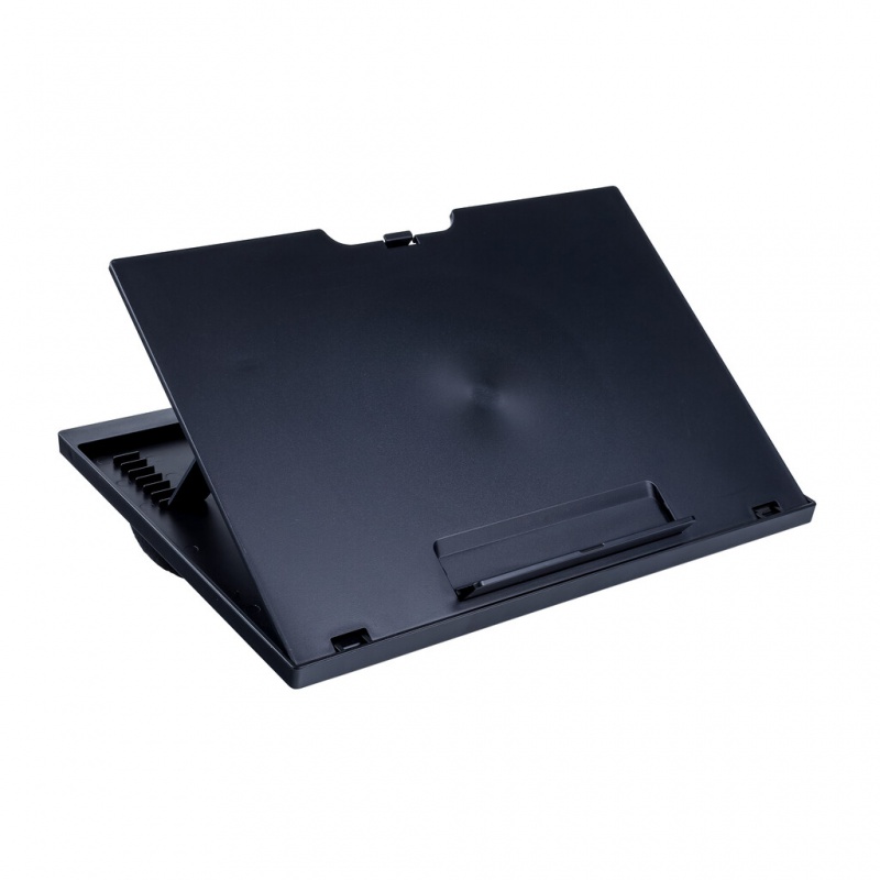 Podstawa pod laptopa Q-CONNECT 37,6 x 28 x 5,8 cm, czarna - zdjęcie (3