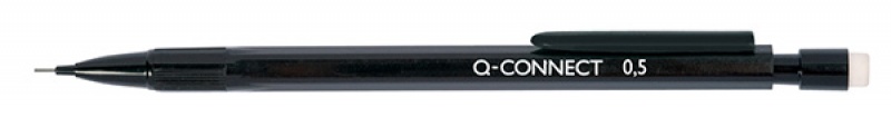 Ołówek automatyczny Q-CONNECT, 0,5mm, czarny