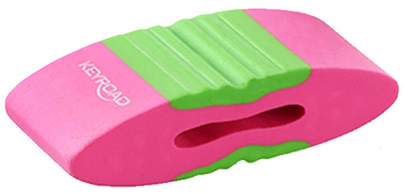Gumka uniwersalna KEYROAD Elastic Touch, 2szt., zawieszka, mix kolorów - zdjęcie (2