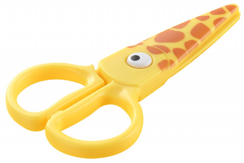 Nożyczki szkolne KEYROAD Kids Pro, 13cm, bezpieczne, pakowane na displayu, mix kolorów - zdjęcie (3