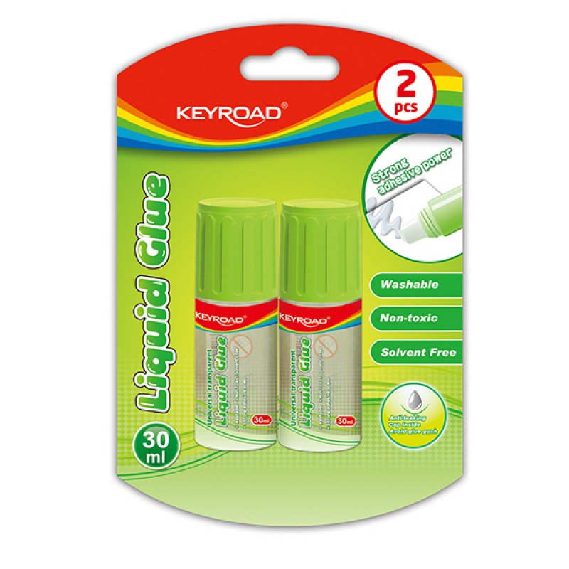 Klej w płynie KEYROAD, 2x30ml, blister