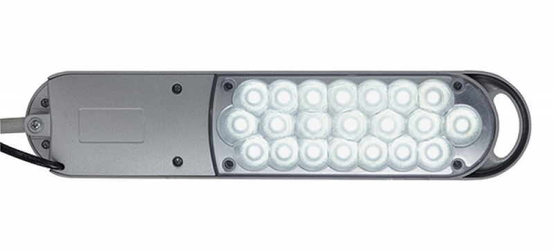 Lampka LED na biurko MAULatlantic, 9W, srebrna - zdjęcie (3