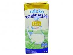 MLEKO UHT 1,5% 1L ZAMBROWSKIE (12)