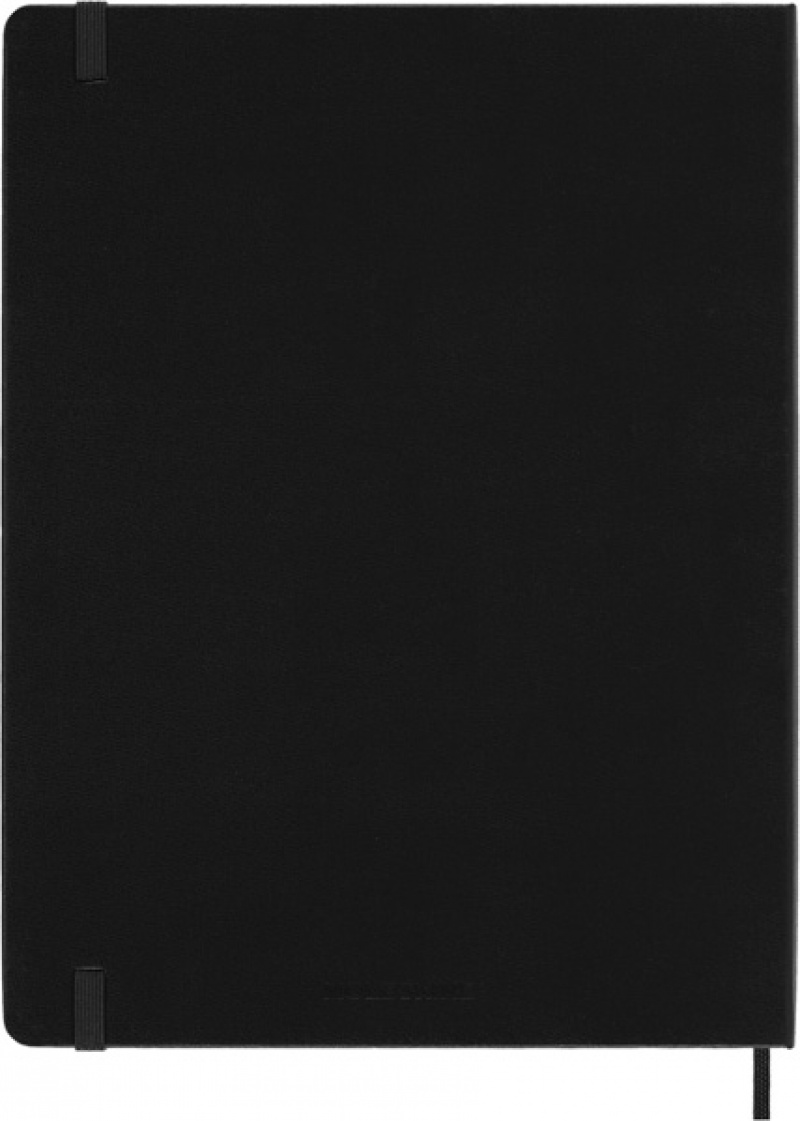 Notes MOLESKINE Classic XL (19x25cm) w linie, twarda oprawa, 192 strony, czarny - zdjęcie (2