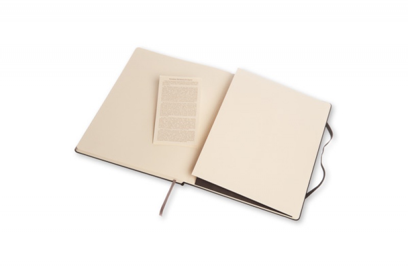 Notes MOLESKINE Classic XL (19x25cm) w linie, twarda oprawa, 192 strony, czarny - zdjęcie (9