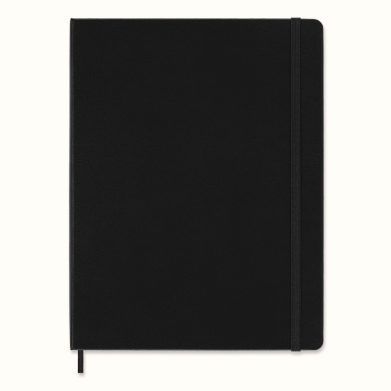 Notes MOLESKINE Classic XL (19x25cm) w linie, twarda oprawa, 192 strony, czarny - zdjęcie (7