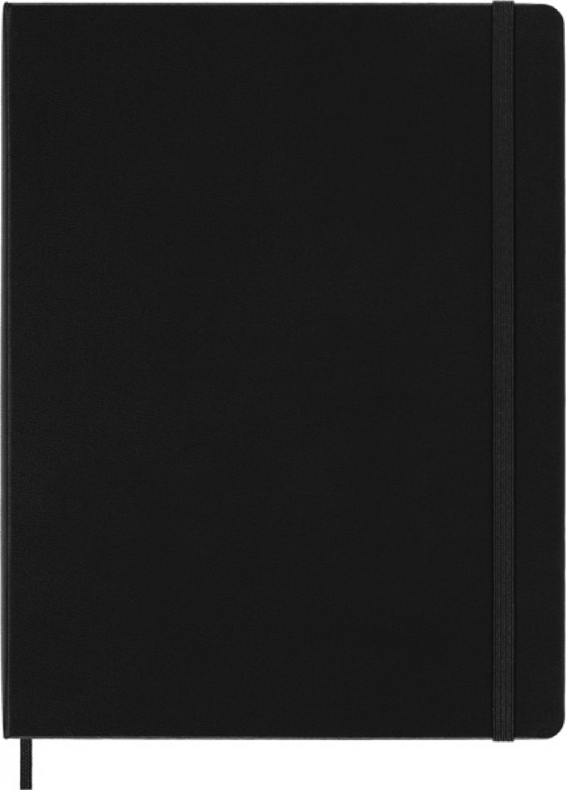 Notes MOLESKINE Classic XL (19x25cm) w linie, twarda oprawa, 192 strony, czarny - zdjęcie (6