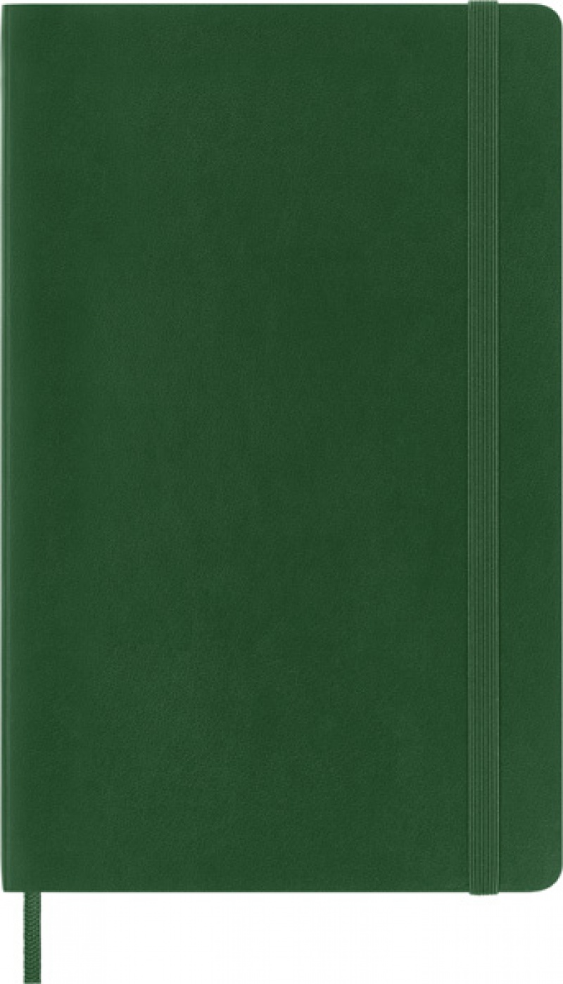 Notes MOLESKINE L (13x21cm) w linie, miękka oprawa, myrtle green, 192 strony, zielony - zdjęcie (11