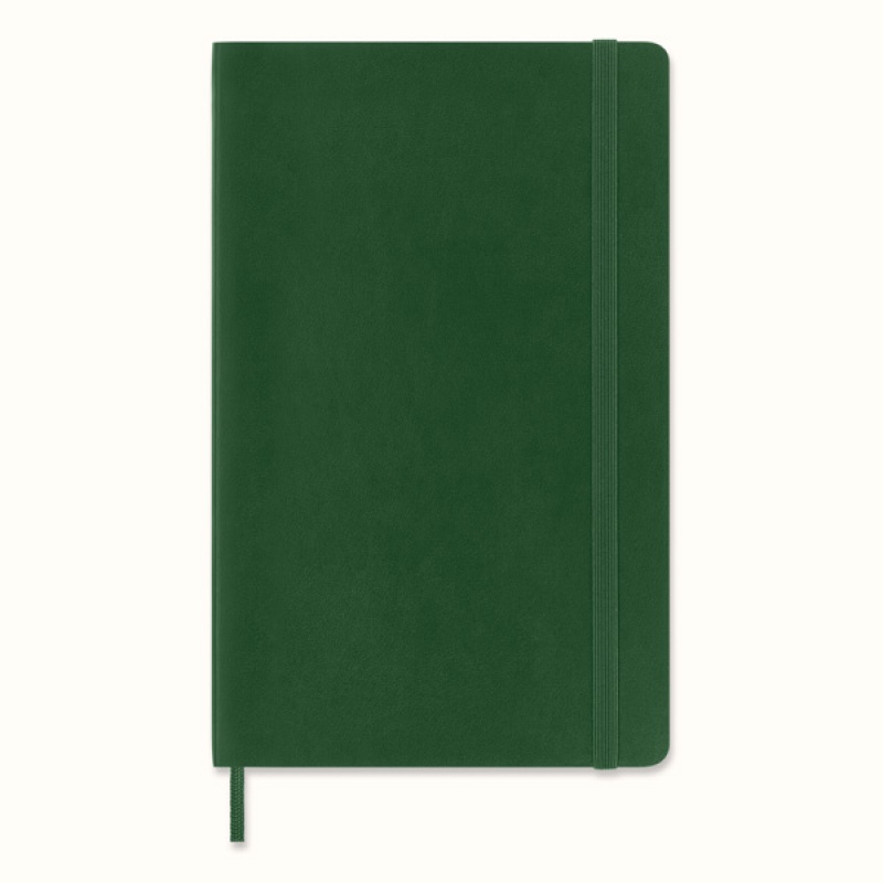 Notes MOLESKINE L (13x21cm) w linie, miękka oprawa, myrtle green, 192 strony, zielony - zdjęcie (10