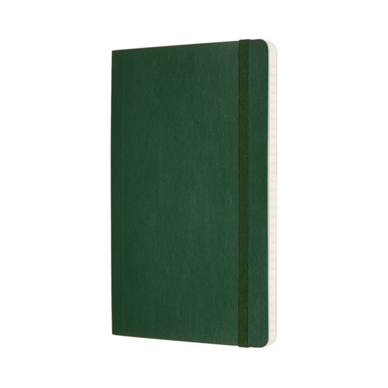 Notes MOLESKINE L (13x21cm) w linie, miękka oprawa, myrtle green, 192 strony, zielony - zdjęcie (8