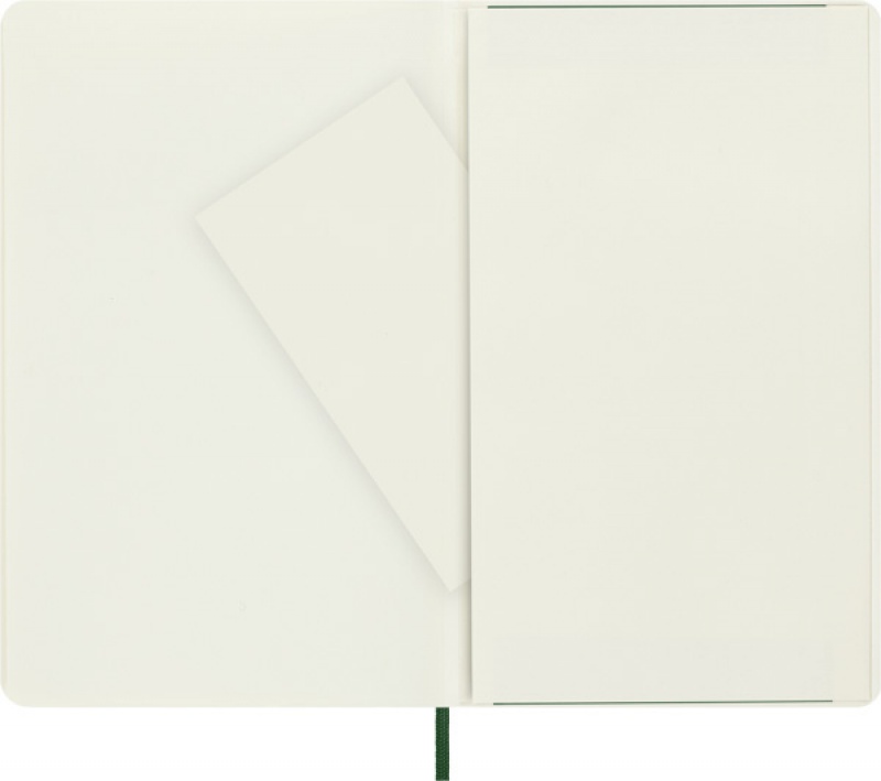 Notes MOLESKINE L (13x21cm) w kratkę, miękka oprawa, myrtle green, 192 strony, zielony - zdjęcie (5