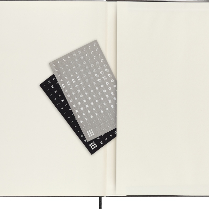 Notes MOLESKINE PROFESSIONAL A4 (21x29,7 cm), twarda oprawa, 192 strony, czarny - zdjęcie (2