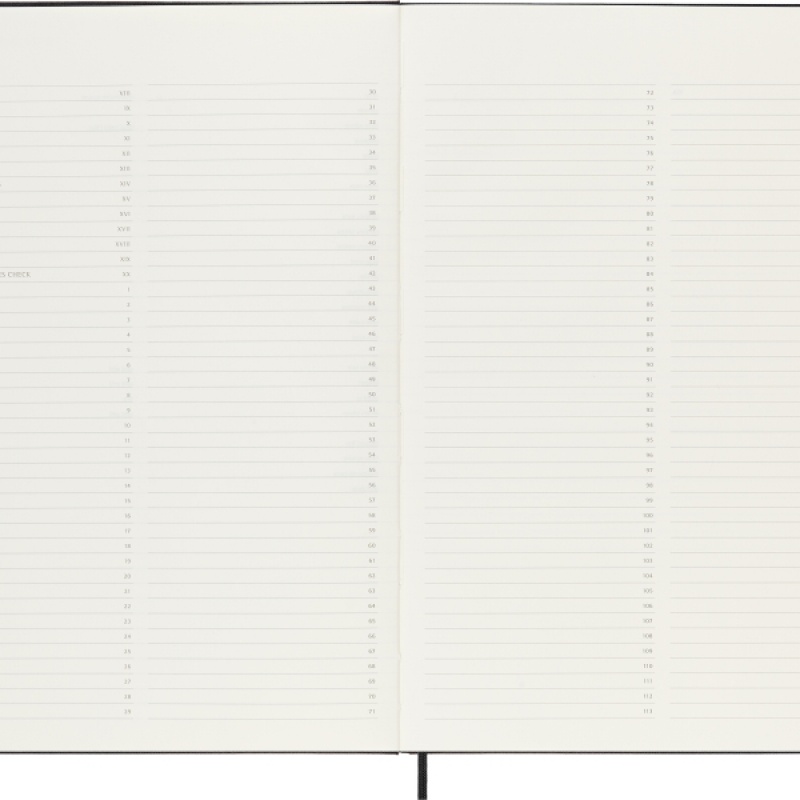 Notes MOLESKINE PROFESSIONAL A4 (21x29,7 cm), twarda oprawa, 192 strony, czarny - zdjęcie (9