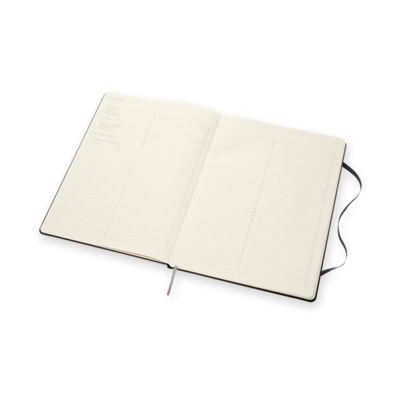 Notes MOLESKINE PROFESSIONAL A4 (21x29,7 cm), twarda oprawa, 192 strony, czarny - zdjęcie (6