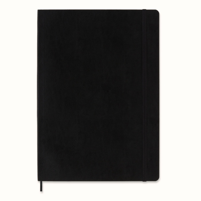 Notes MOLESKINE PROFESSIONAL A4 (21x29,7 cm), miękka oprawa, 192 strony, czarny - zdjęcie (12