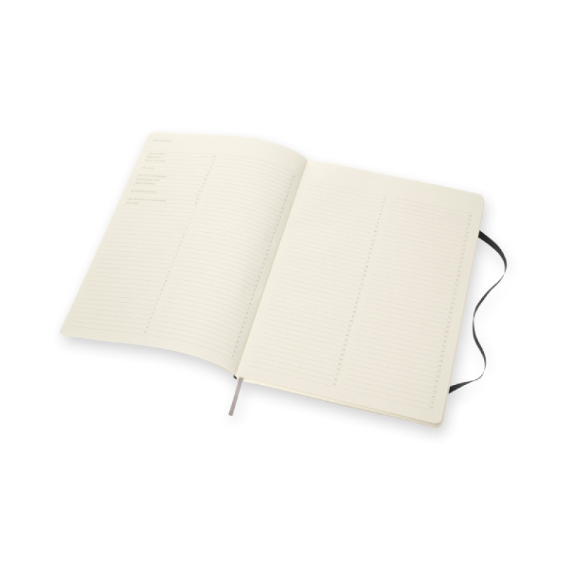 Notes MOLESKINE PROFESSIONAL A4 (21x29,7 cm), miękka oprawa, 192 strony, czarny - zdjęcie (6
