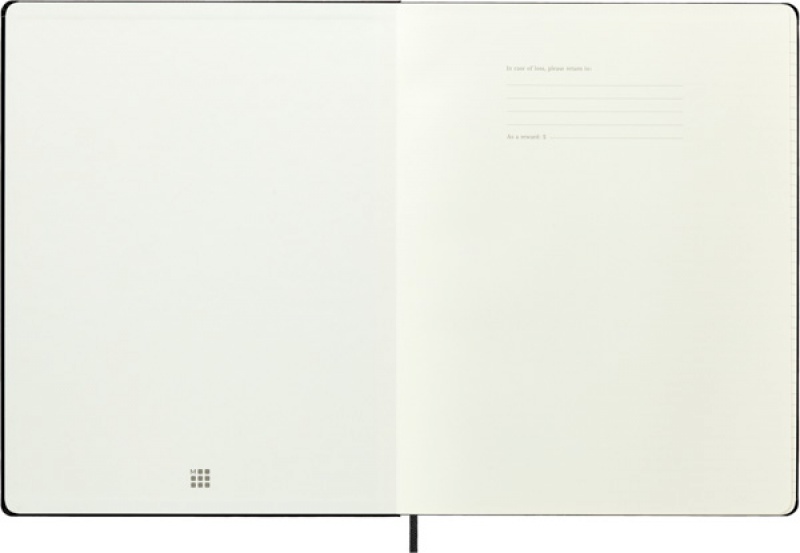 Notes MOLESKINE Classic XXL (21,6x27,9 cm) w linie, twarda oprawa, 192 strony, czarny - zdjęcie (9
