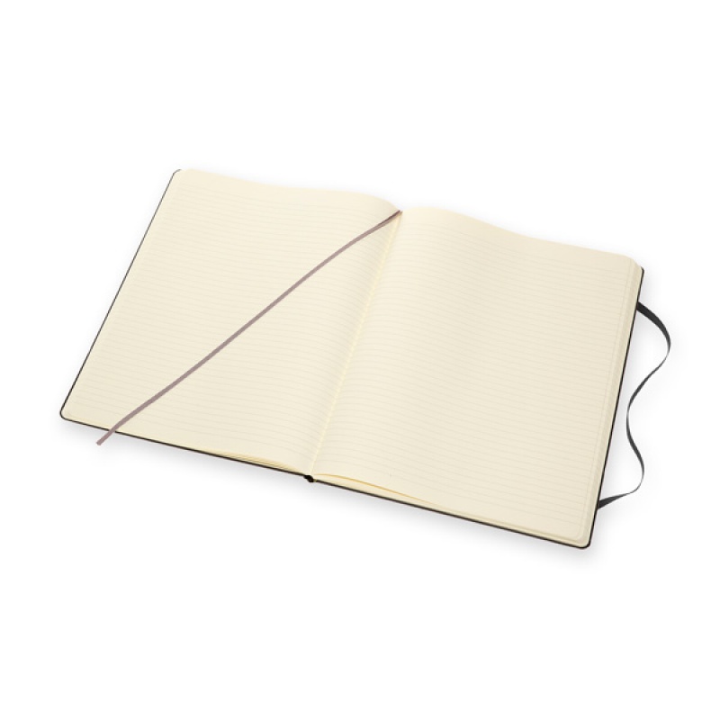 Notes MOLESKINE Classic XXL (21,6x27,9 cm) w linie, twarda oprawa, 192 strony, czarny - zdjęcie (4