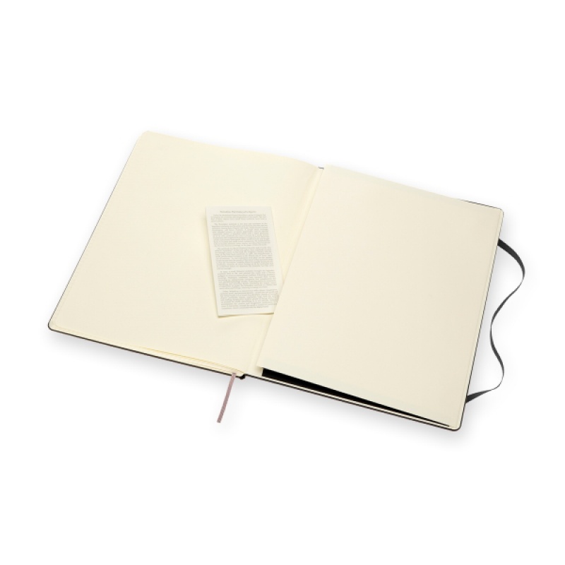 Notes MOLESKINE Classic XXL (21,6x27,9 cm) w kratkę, twarda oprawa, 192 strony, czarny - zdjęcie (2
