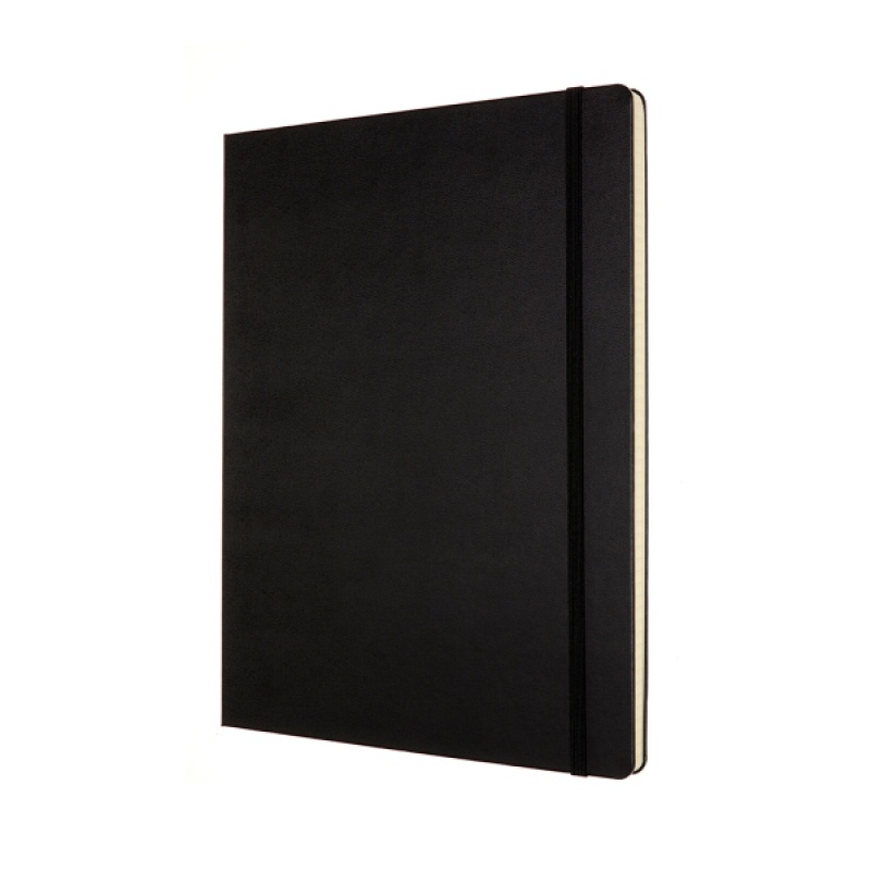Notes MOLESKINE Classic XXL (21,6x27,9 cm) w kratkę, twarda oprawa, 192 strony, czarny - zdjęcie (8