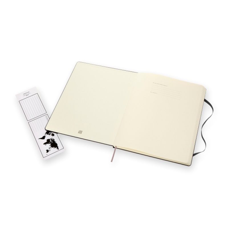 Notes MOLESKINE Classic XXL (21,6x27,9 cm) w kratkę, twarda oprawa, 192 strony, czarny - zdjęcie (6